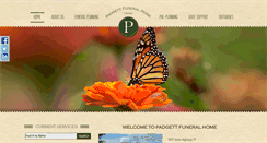 Desktop Screenshot of padgettfuneralhomes.com